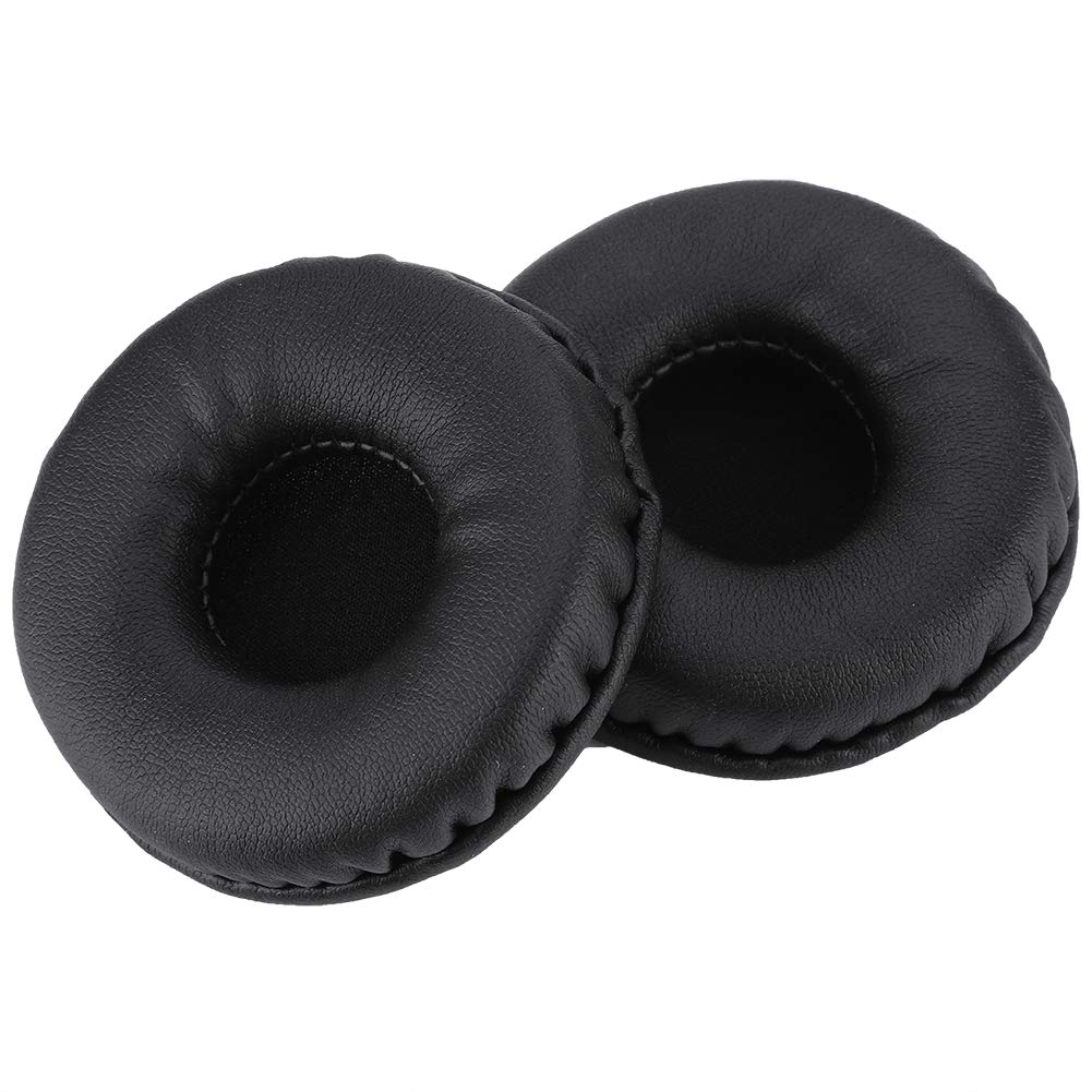 Tosuny 1 Pair 70mm Universal Replacement Earpads for Headphones, Soft Foam Ear Cushion Headset Cover Case, Black