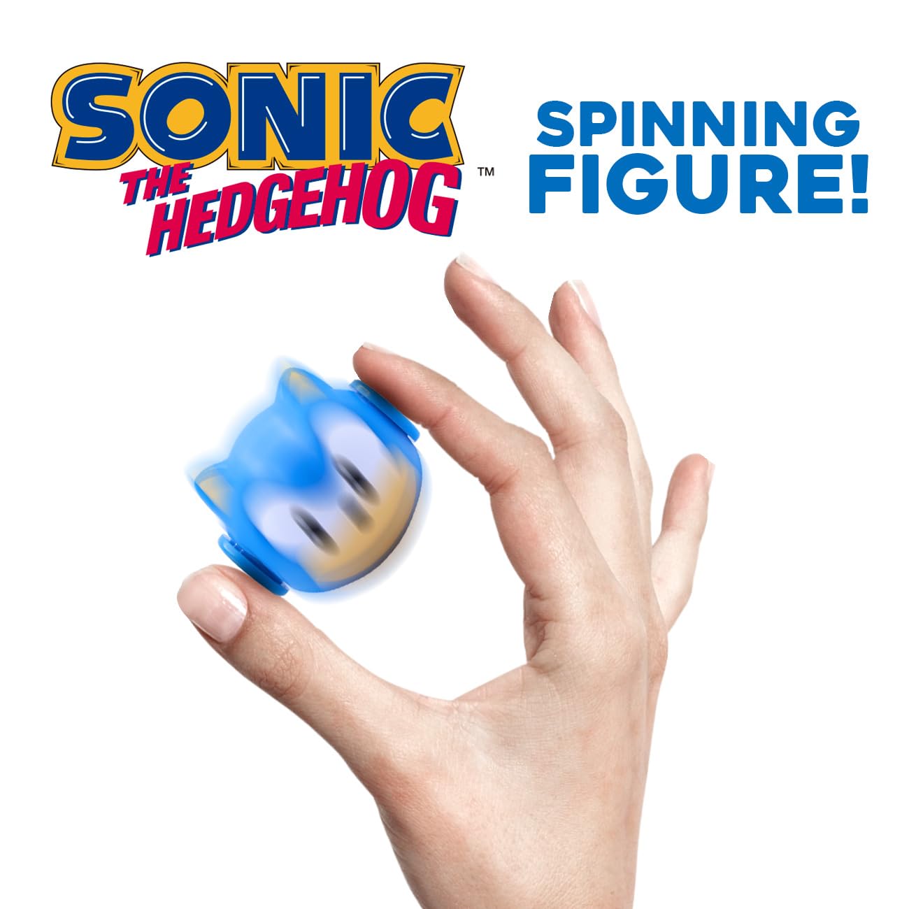 Sonic The Hedgehog Fidget Spinner - Knuckles (Official Collectible Stress Toy & ADHD Focus Spinner) Sonic, Knuckles, Tails, Super Sonic