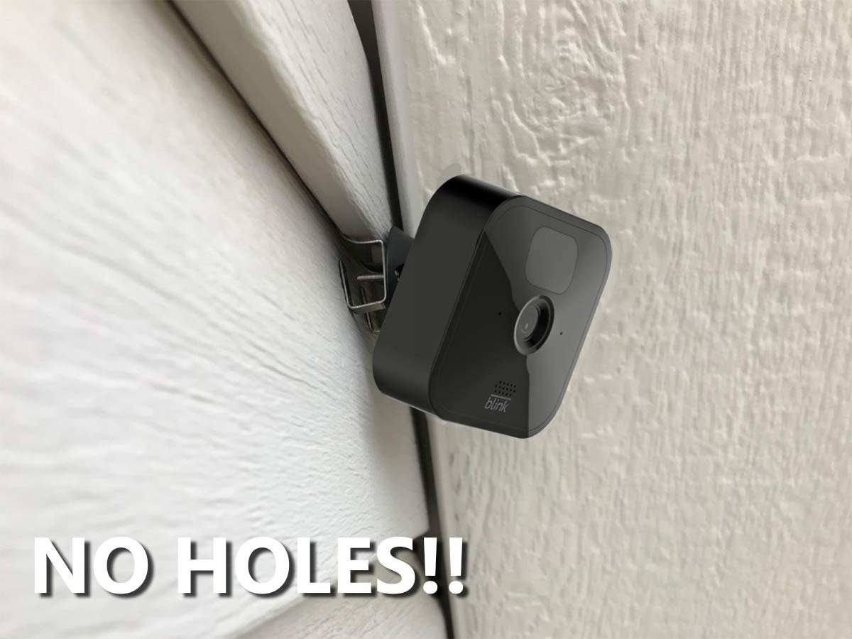 12-Pack Vinyl Siding Hooks for All-New Blink Outdoor Camera, No-Hole Needed Outdoor Siding Clips for Mounting Blink Outdoor Security Camera System