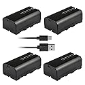 Kastar NP-F570T USB-C Battery 4-Pack Replacement for Sony DCR-TRV5 DCR-TRV510 DCR-TRV520 DCR-TRV525 DCR-TRV58 DCR-TRV620 DCR-TRV7 DCR-TRV720