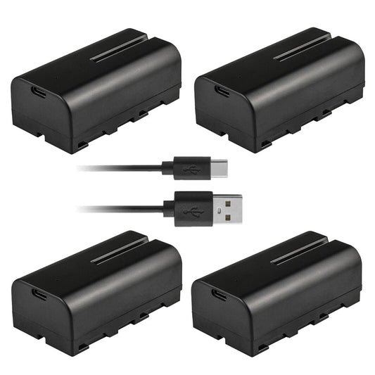 Kastar NP-F570T USB-C Battery 4-Pack Replacement for Sony DCR-TRV5 DCR-TRV510 DCR-TRV520 DCR-TRV525 DCR-TRV58 DCR-TRV620 DCR-TRV7 DCR-TRV720
