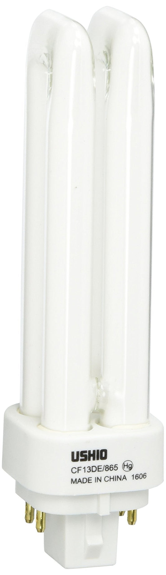 Ushio BC8851 3000235 - CF13DE/865-13W - 4 Pin G24q-1 Base - 6500K - CFL Bulb