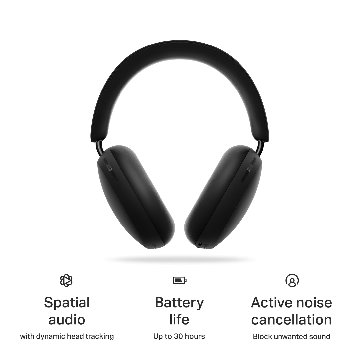 Sonos Ace | Noise Cancelling Wireless Over-Ear Headphones with Bluetooth, 30-Hour Battery Life, Spatial Audio, Dolby Atmos, Dynamic Head Tracking…
