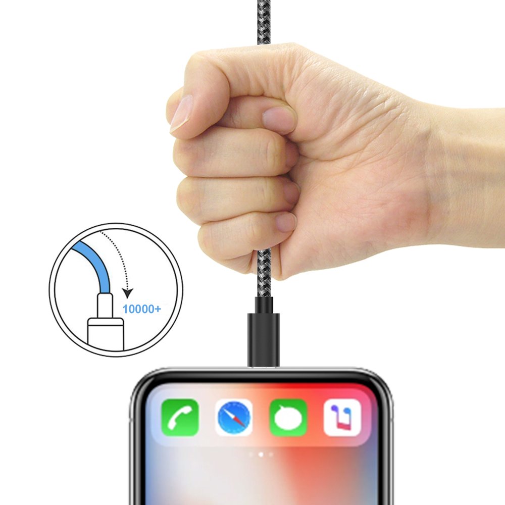 G GOPALA Micro USB Cable Android Charger [6-Pack 5ft] Nylon Braided Fast Sync&Charging Cord for Android, Samsung, Nexus, LG, HTC, Nokia, Sony,