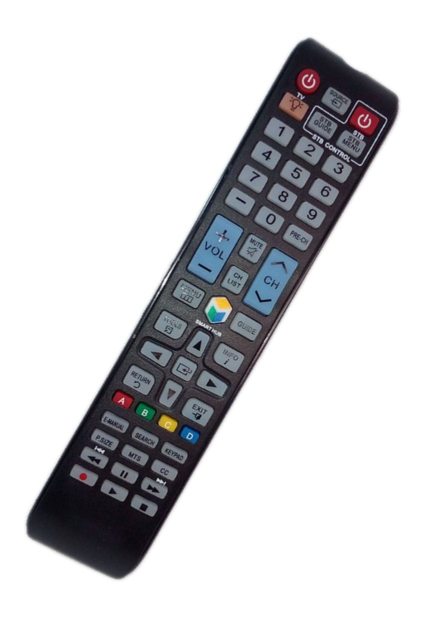 Replaced Remote Control Compatible for Samsung BN5901179B UN55H7150AF UN60H7100AFXZA UN60H7150AF UN75HU8500FXZA Smart LED HDTV Without 3D Button