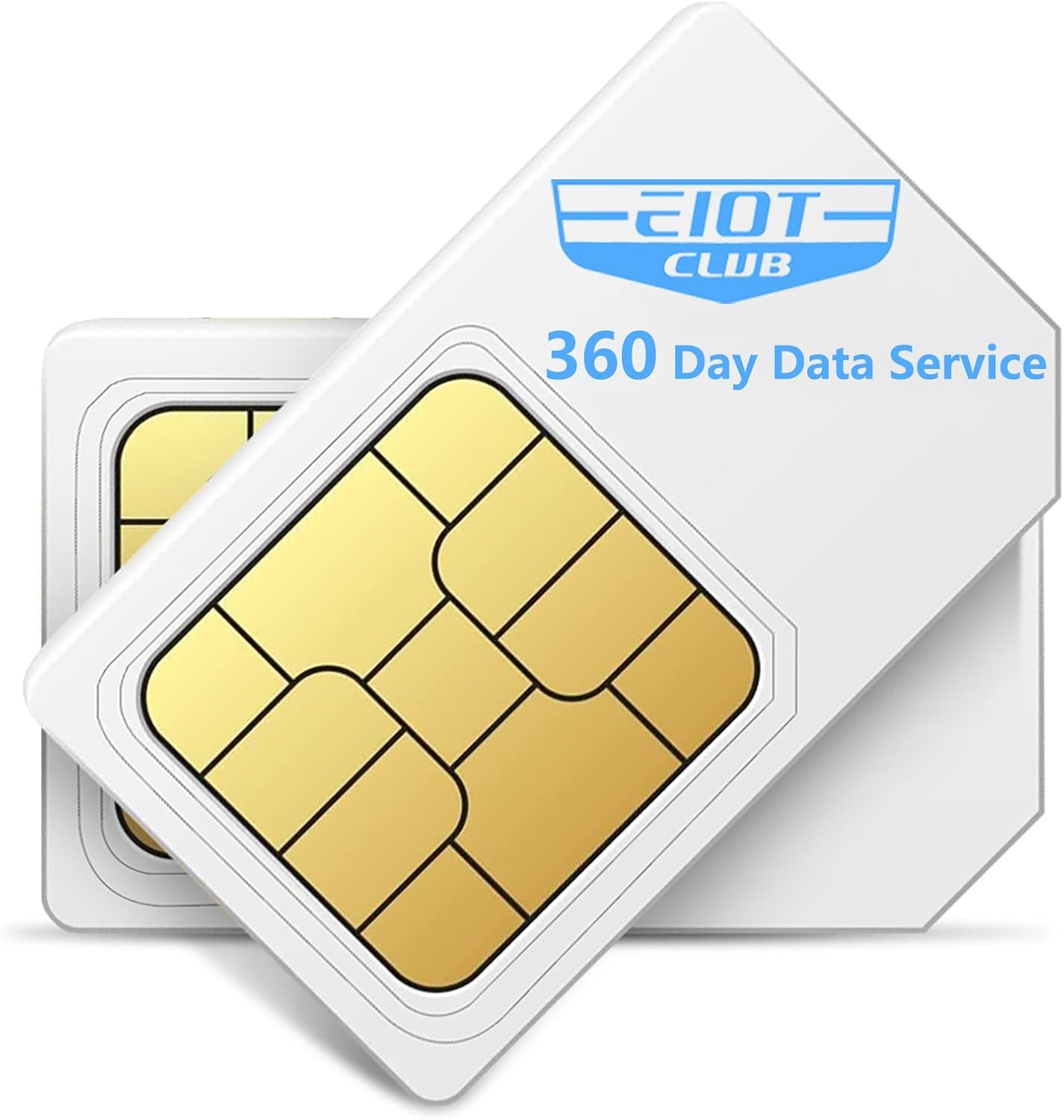 EIOTCLUB Data SIM Card for 360 Days - Compatible with USA Nationwide Networks for Unlocked Security Solar and Hunting Trail Game Cameras IoT