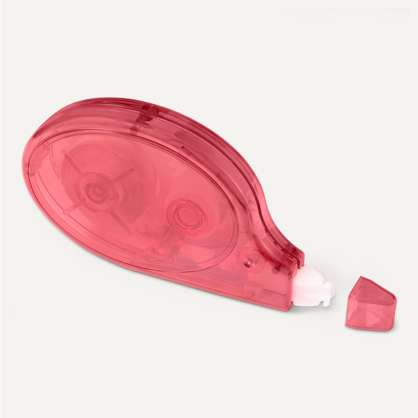 Amazon Basics White-Out Correction Tape with Dispenser, 39.3ft, 2-Pack, Tear-Resistant Tape for Office or School Supplies