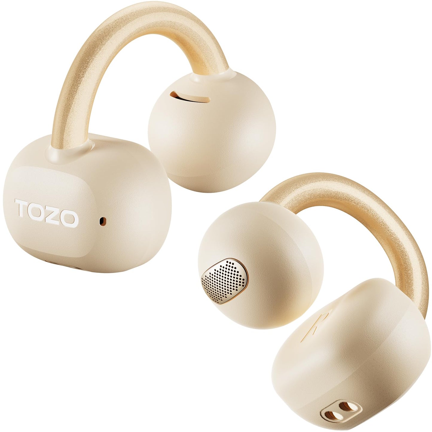 TOZO OpenEarRing Open Ear Earbuds 40H Bluetooth 5.4 Lightweight Comfort