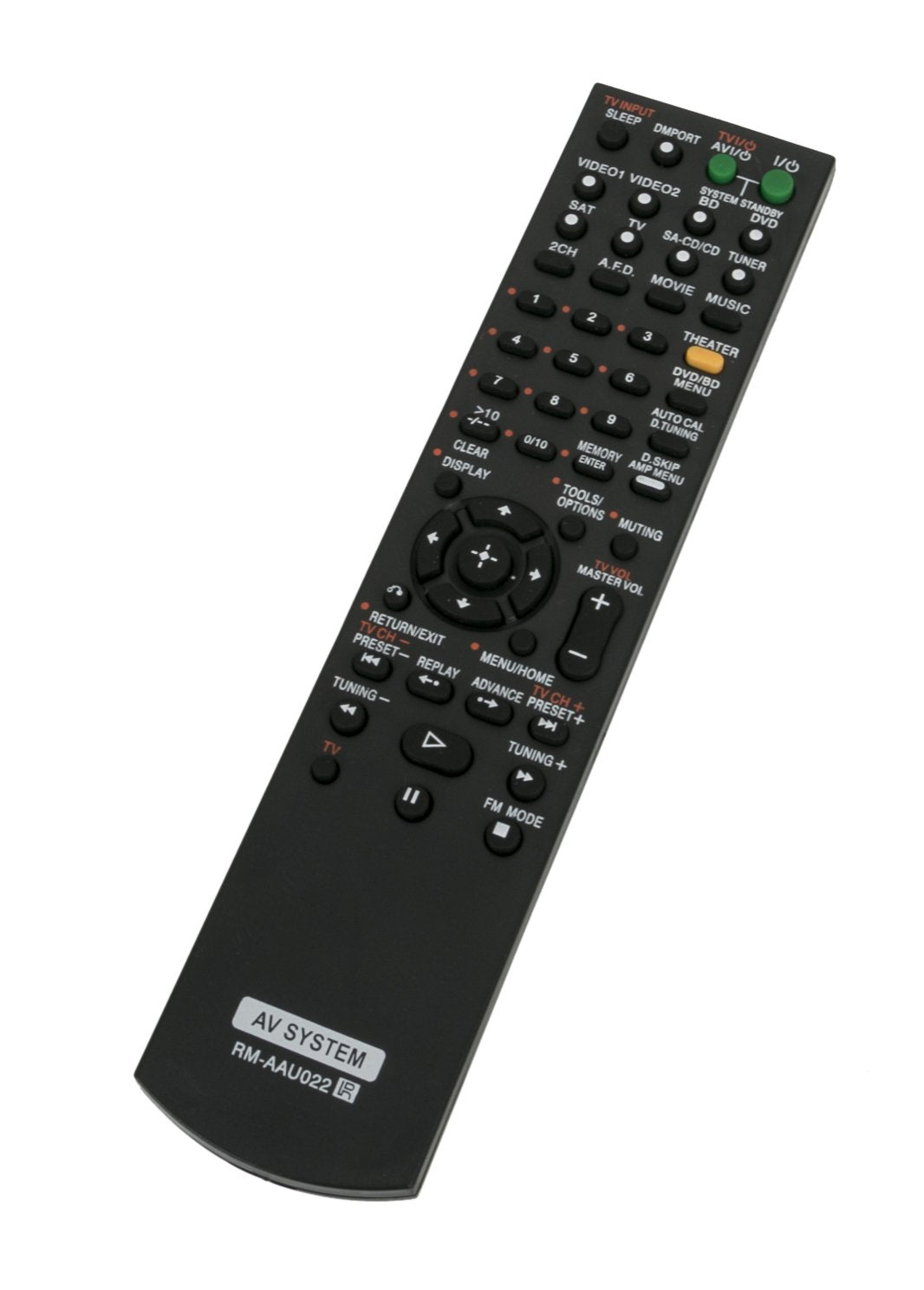 New Replace Remote Control RM-AAU022 fit for Sony Home Theatre System STR-DG520 STRKM7500 HTDDWG700 HT-SF2300 STR-KS2300 HT-SS2300 HTDDW5000