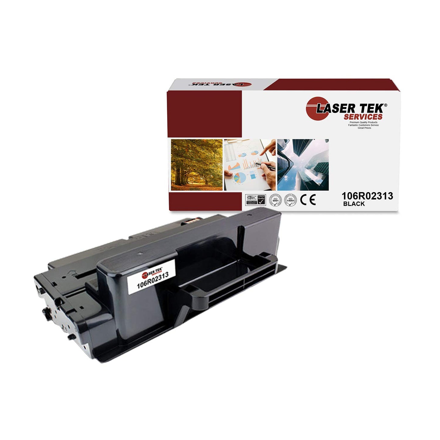 Laser Tek Services Compatible High Yield Toner Cartridge Replacement for Xerox 3325 106R02313 Works with Xerox WorkCentre 3325DN 3325DNI Printers