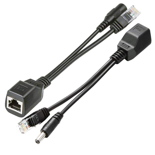 iCreatin Passive PoE Injector and PoE Splitter Kit with 5.5x2.1 mm DC Connector