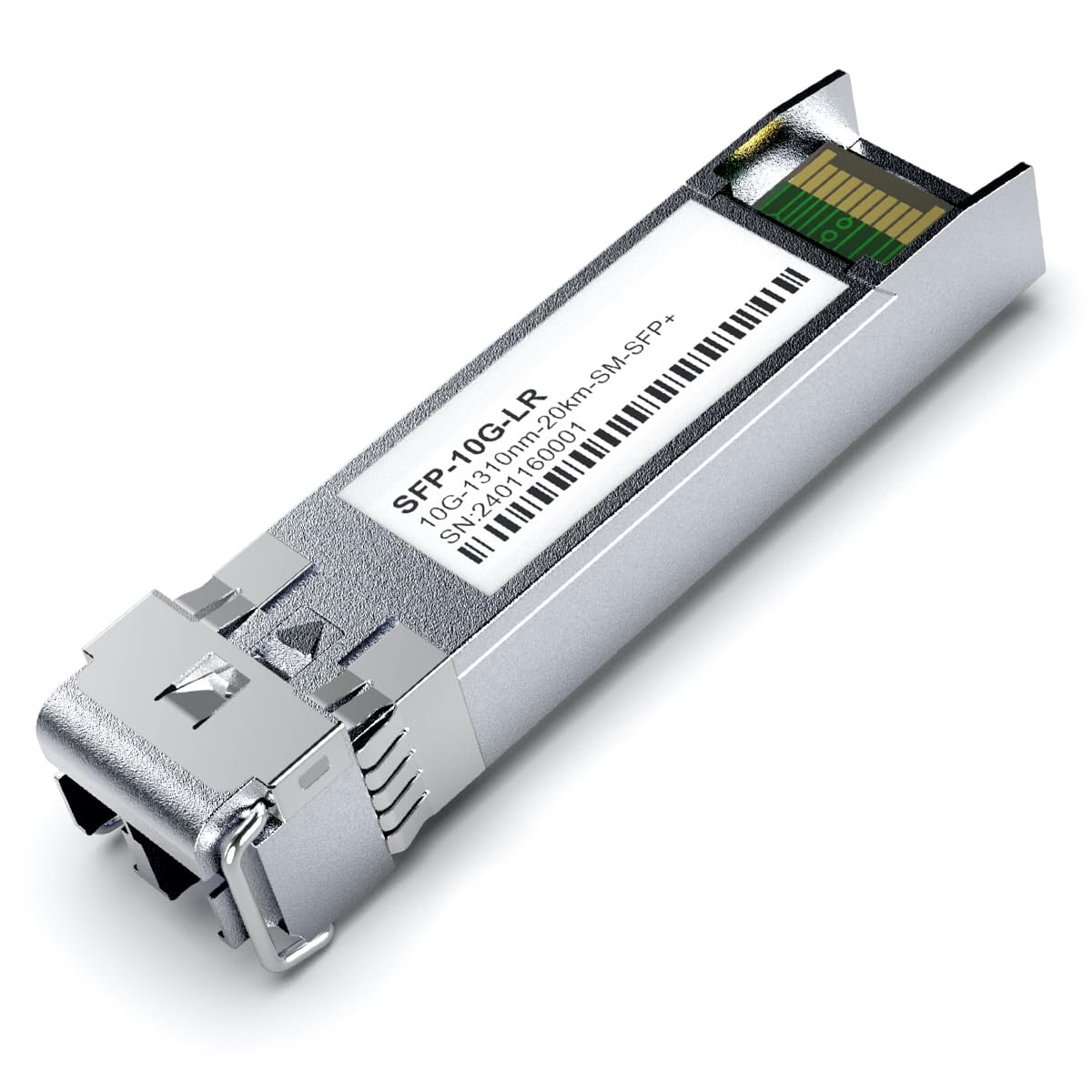 SFP+ 10GBase-LR 1310nm SingleMode Module, 10G LC SMF Fiber Optic Transceiver for Cisco, Ubiquiti UniFi UF-SM-10G, Meraki MA-SFP-10GB-LR, Netgear