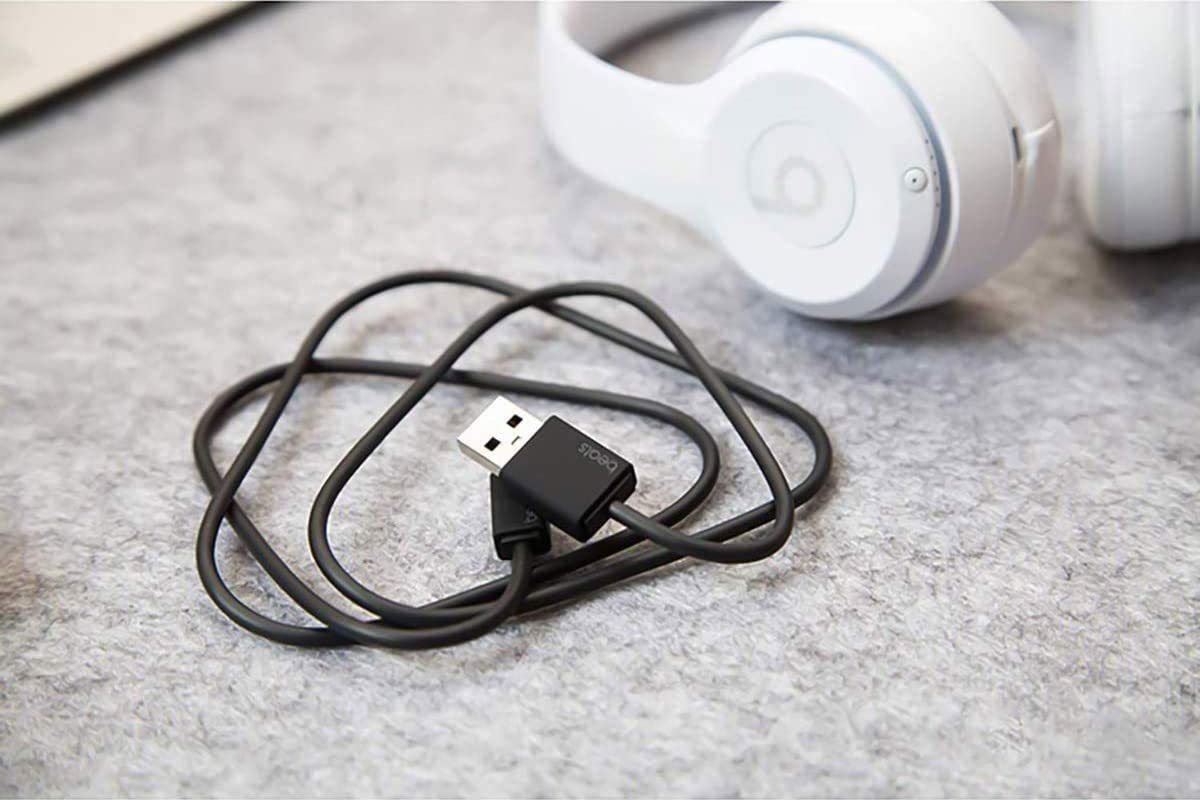 icevein Replacement USB Charging Charger Cable [2 Pack] Compatible with for Beats by Dr Dre Studio Solo Powerbeats 2 3 Wireless Headphone Pill+ 2.0