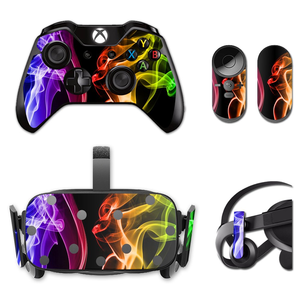 MightySkins Skin Compatible with Oculus Rift CV1 wrap Cover Sticker Skins Bright Smoke