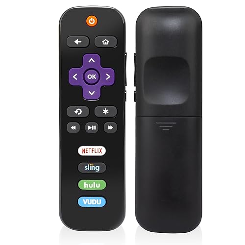 RC280 Replacement Remote with Netflix Sling Hulu Vudu Key Compatible with TCL 32S301 43S403
