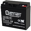 Mighty Max Battery ML18-12INT - 12 Volt 18 AH, Internal Thread (INT) Terminal, Rechargeable SLA AGM Battery