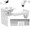 CTXSumTec Aluminum Wall Mount for Security Cameras with L-Shaped Adapter - Heavy-Duty Indoor/Outdoor Bracket, Fits Dome/IP/PTZ Cameras, Easy