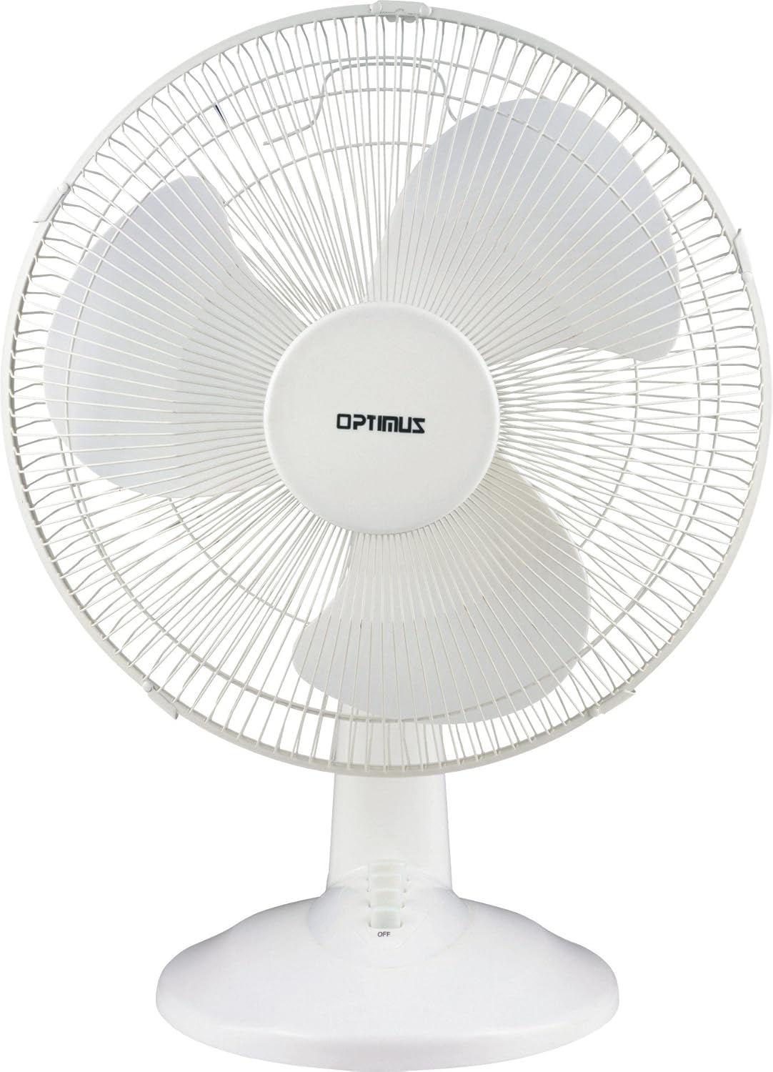 Orixforce 12-Inch Oscillating Table Fan with 3-Speed Settings - Quiet Desk Fan for Bedroom, Office, Kitchen - Compact Personal Fan with 90° Rotation
