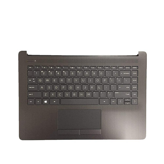 for HP Pavilion 14-CF 14-DF 14-DK Laptop Upper Case Palmrest Keyboard Touchpad Assembly Part L23241-001 L23491-001 6070B1306303