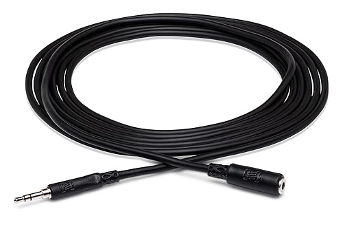 Hosa MHE-125 3.5 mm TRS to 3.5 mm TRS Headphone Extension Cable, 5 Feet