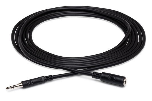 Hosa MHE-105 Headphone Extension Cable, 3.5 mm TRS to 3.5 mm TRS, 5 Feet