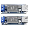 XINGYHENG 2Pcs DC-DC Buck Voltage Converter Power Module 4.5-40V 12V to 5V/2A + Power Supply Stabilizer Voltage Regulator with Voltmeter 5V USB…