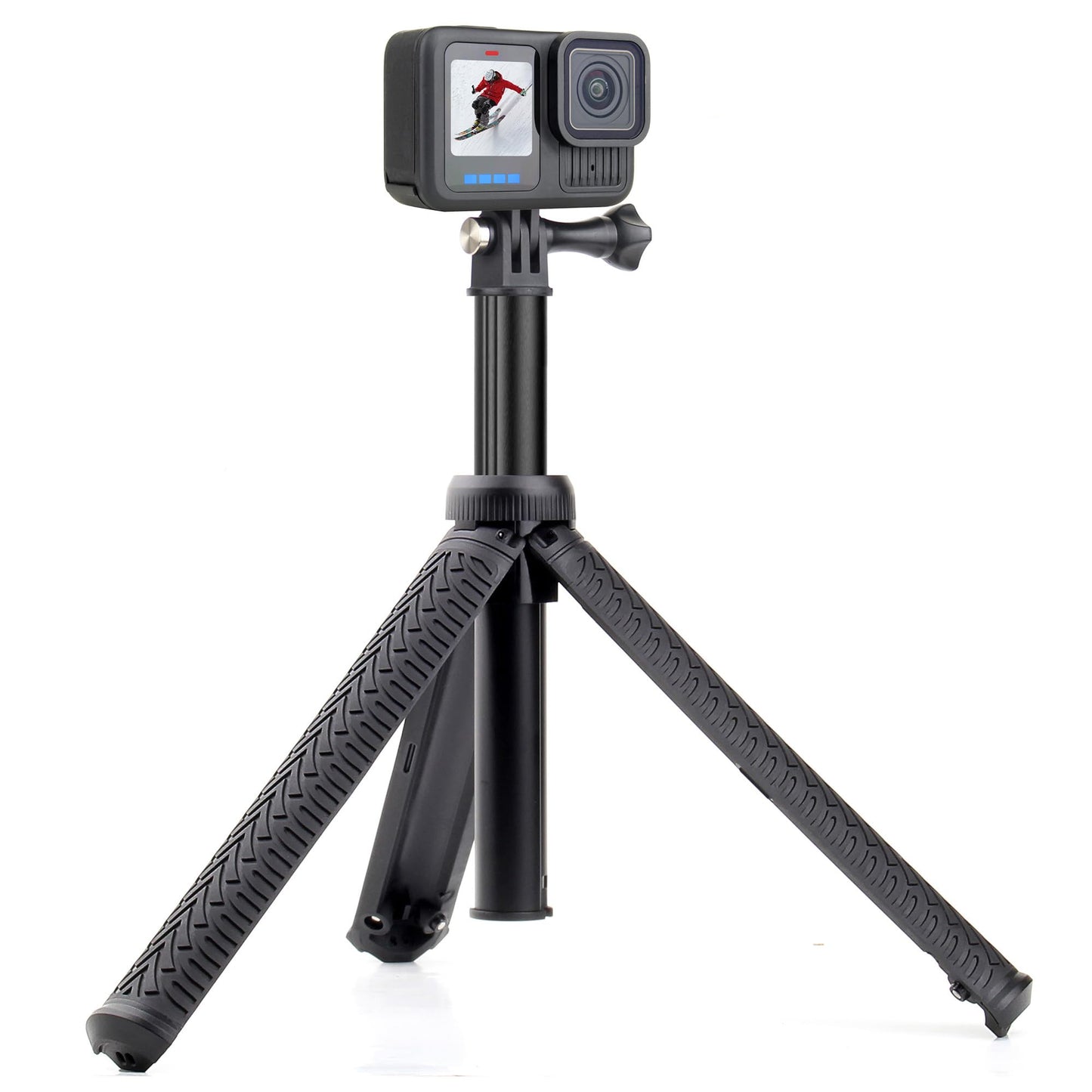GEPULY Underwater Tripod Stand Aluminum Selfie Stick Pole - Waterproof Hand Grip for GoPro Here 13 12 11 Insta360 AKASO DJI OSMO Action 6&Smartphones