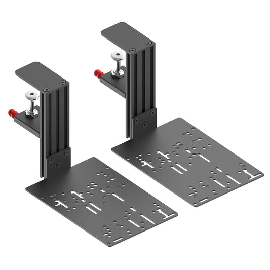 JOYORAN 2 Sets of HOTAS Desk Mounts for Flight Sim Game Joysticks, Throttles Compatible with Logitech X56/X52/X52 Pro, Thrustmaster T-Flight Hotas
