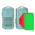 Outdoor Radar Motion Sensor Alarm - Wireless Security System for Camping, RV & Off-Grid Use, 1/2 Mile Range, Customizable Detection Area, IP66