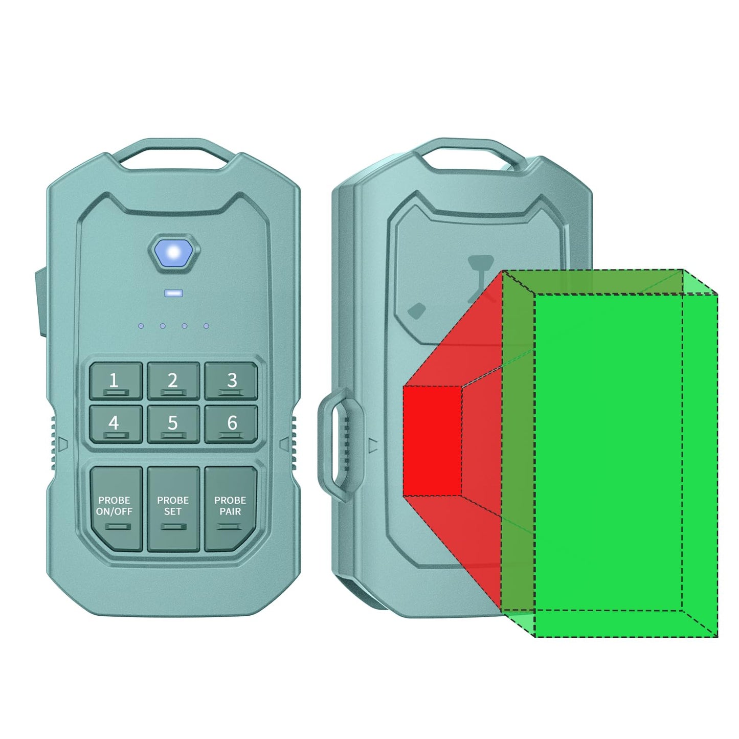 Outdoor Radar Motion Sensor Alarm - Wireless Security System for Camping, RV & Off-Grid Use, 1/2 Mile Range, Customizable Detection Area, IP66