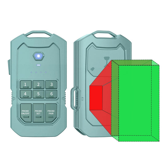 Outdoor Radar Motion Sensor Alarm - Wireless Security System for Camping, RV & Off-Grid Use, 1/2 Mile Range, Customizable Detection Area, IP66