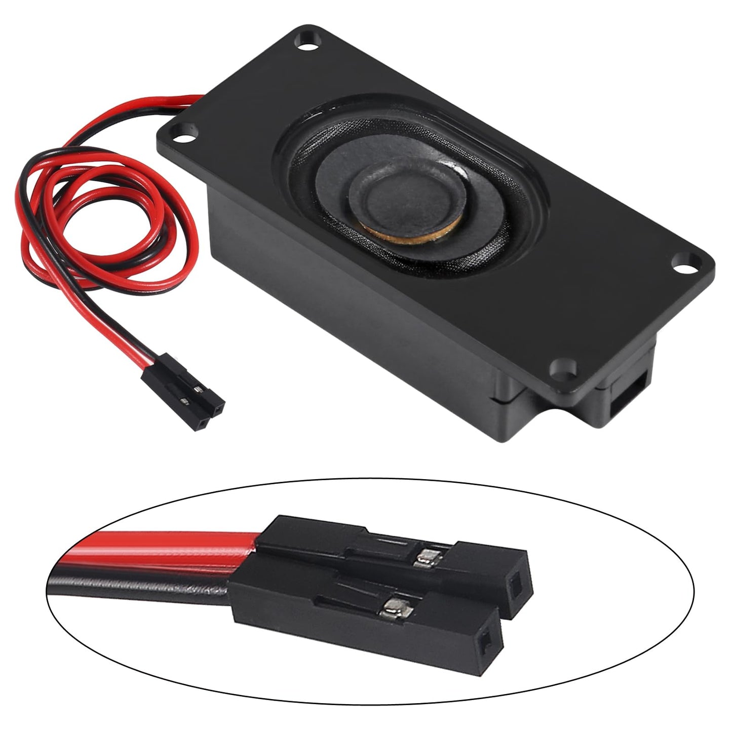 3PCS 8 Ohm 3 Watt Mini Speaker 3w 8ohm Loundspeaker Micro Speaker for Arduino LCD Small Electronic Project(Dupont Interface)