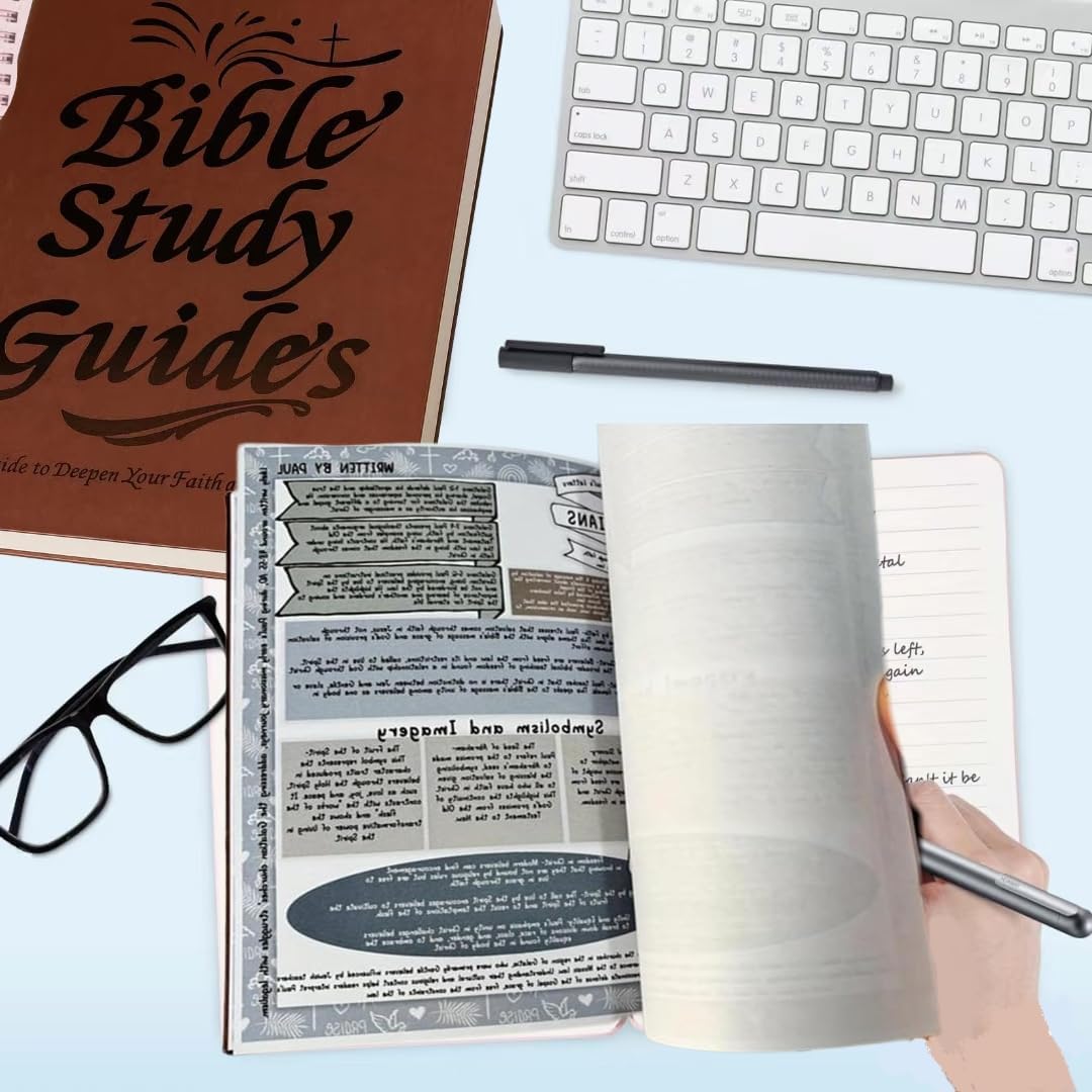 SAGROEAC 66-Page Bible Study Guide & Devotional Journal: Women's 66-Page Yearlong Plan - Daily Scripture Quotes, Prayer Reflections to Strengthen