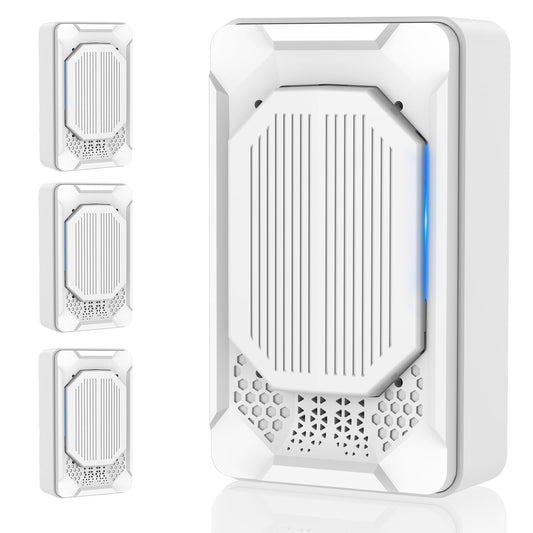 4 Pack Silent Plug In Air Purifiers,Portable Filterless Ionic Air Purifier with 4 Carbon Brushes,Ion Pure Air Ionizers for Office,Kitchen,Travel Hotel
