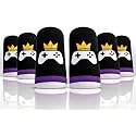 King of The Game - Improved Materials Gaming Finger Sleeves (6 Pack) for Touch Screens and Controllers. Skin-Protective, Ultra-Sensitive