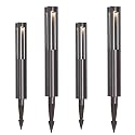 Energetic Low Voltage Landscape Lighting, IP65 Waterproof LED Pathway Lighting, Aluminum Outdoor Landscape Path Lights for Garden, 12-24V AC/DC