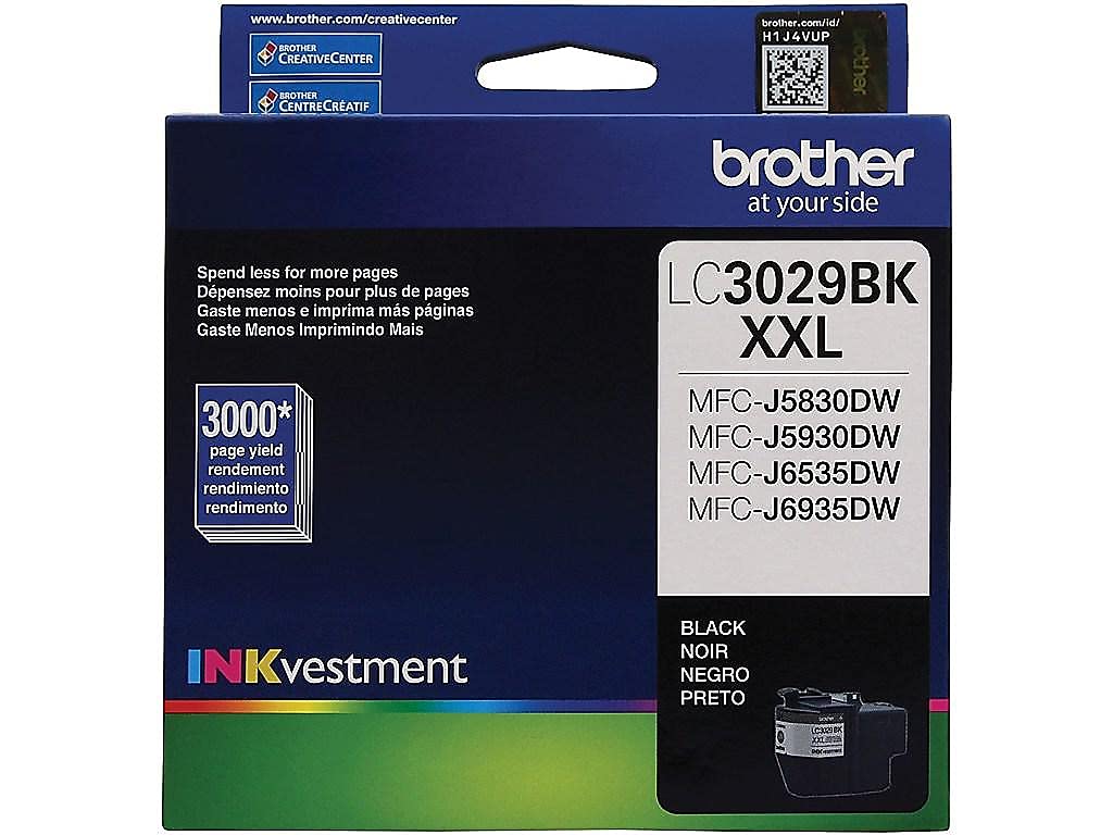 Brother LC3029BK LC3029BK INKvestment Super High-Yield Ink, Black