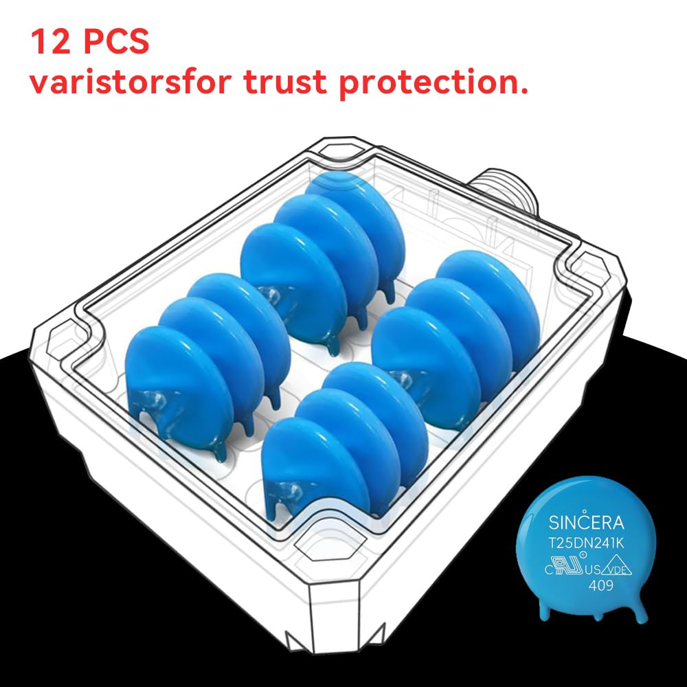 EVOSPD2SUPER Whole House Surge Protector for 108,000 Amps/Phase.2820 Joules (Total).Thermally Protected Metal Oxide Varistors,120/240V