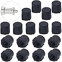 ThtRht 20 Pack Photography Light Stand Top Screw Caps Replacement 1/4''-20 Threaded Phone Tripod End Caps Tips Protective Cover for Monopod Selfie