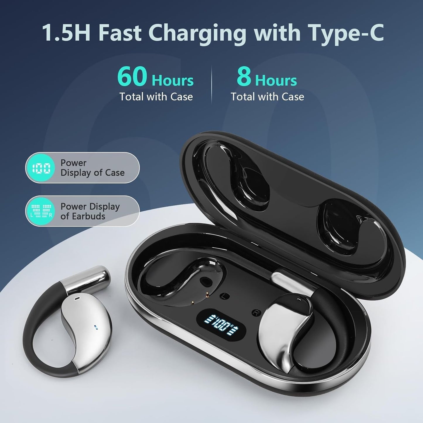 NUPLEA AI Translation Earbuds Real Time, 3-in-1 Translator Earbuds 144 Languages & Accents, Audifonos Traductores Inglés Español, Open Ear Headphones…