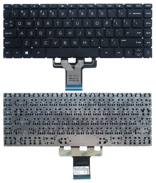 New US Black English Laptop Keyboard (Without Frame) for HP 14-CK 14-CK0052CL 14-CK0061ST 14-CK0065ST 14-CK0066ST