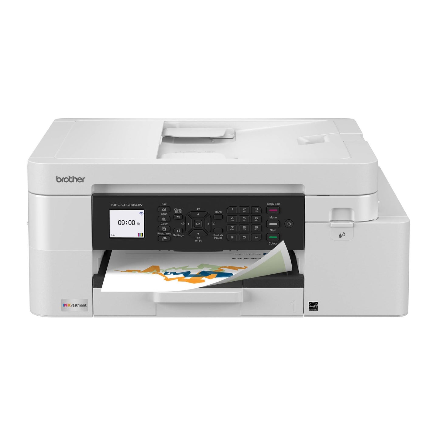 Brother Inkvestment 4355 Wireless Color Inkjet All in One Printer (4 Items)