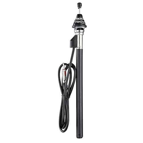 Metra 44-UL09 Universal Retractable Top-Mount Antenna, Black