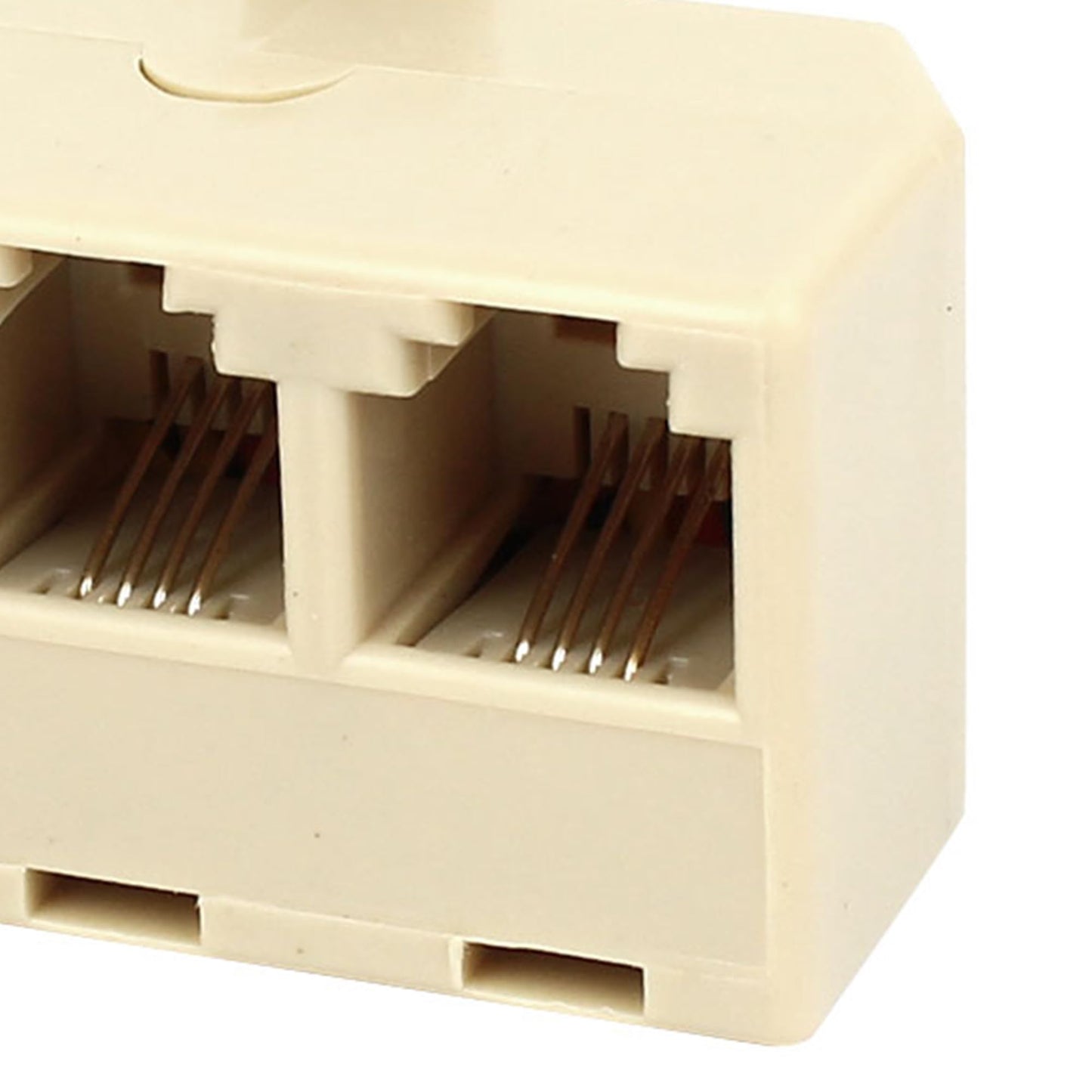 uxcell RJ11 6P4C Male to 3 Ports Female Telephone Line Splitter, 3 Way Phone Jack Splitter Socket Adapter Extension Coupler Connector for Landline