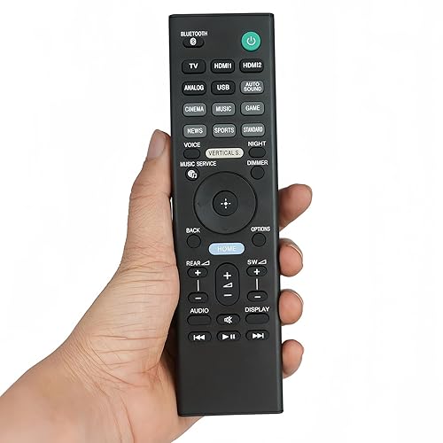 Replacement Remote Control Compatible for Sony HT-Z9F SA-WZF9 HT-X9000F SA-XF9000 Soundbar
