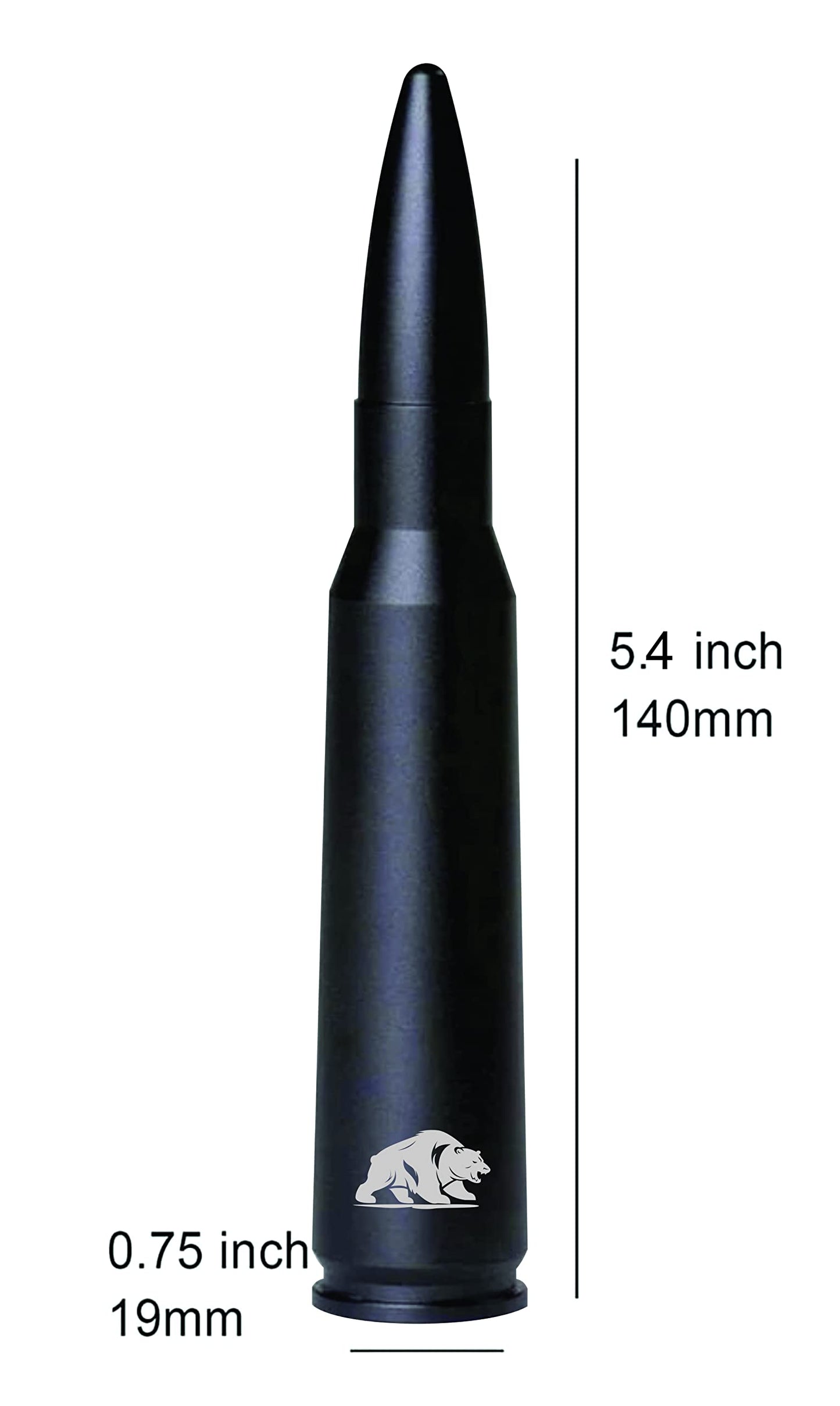 Bullet Antenna Car Truck Accessories for Ford F150 F250 F350 Super Duty Raptor Bronco Trucks Dodge RAM 1500 2500 3500 (Fits All Truck Model Years)