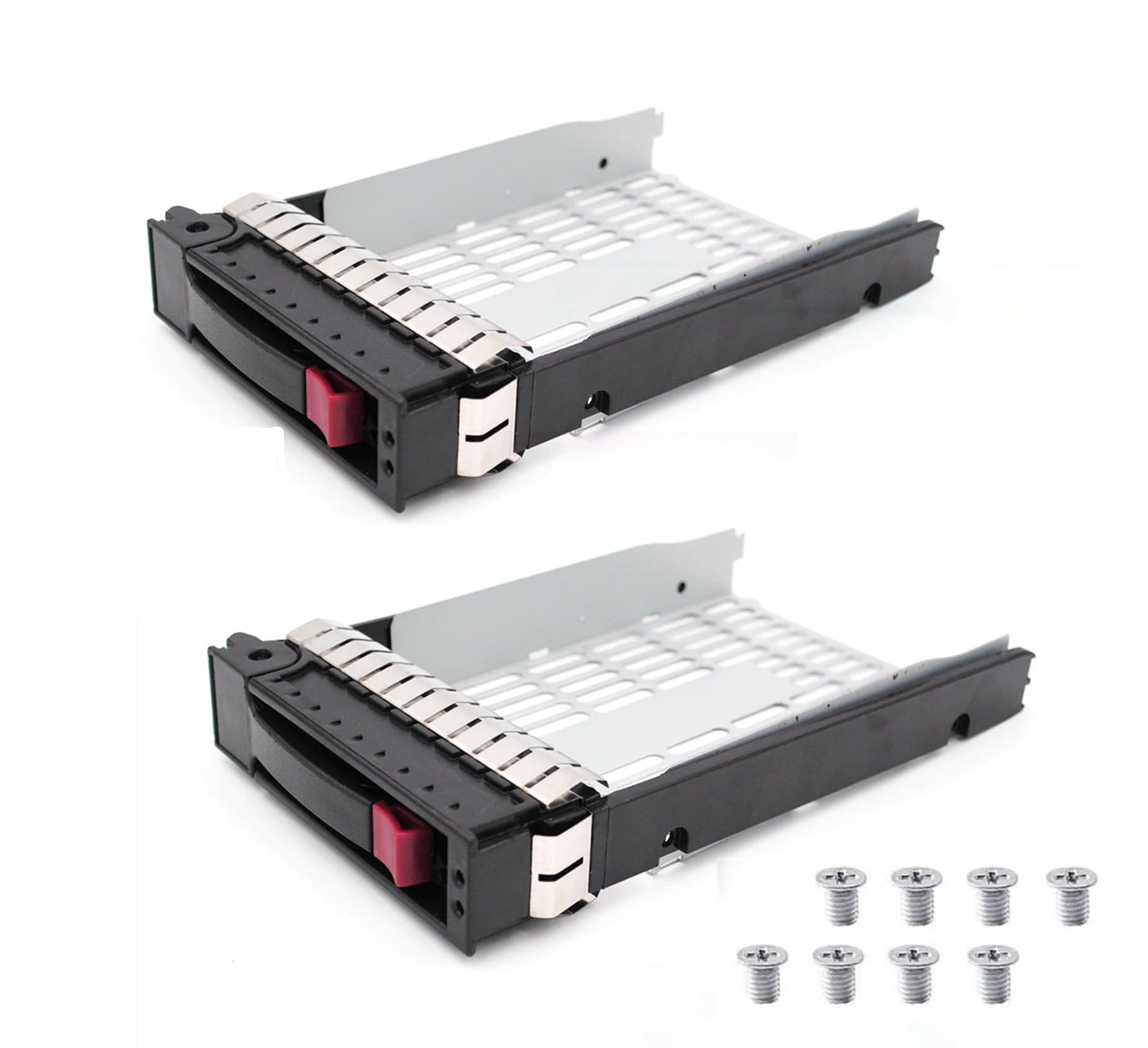 (2-Pack) 373211-001 3.5" SATA SAS Hard Drive Tray Caddy for hp ProLiant ML350 G4p ML350 G5 G6 ML370 G5 DL 180 G6