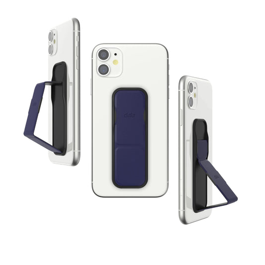 CLCKR Cell Phone Grip and Expanding Stand, Universal Phone Grip Holder for iPhone 15 Pro, Pro Max, Plus, 14 & 13 Models, Samsung Phones, Tablets