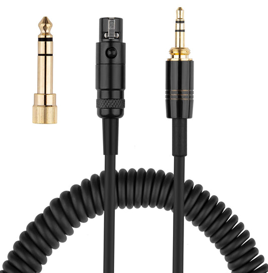 weishan K702 Cable Coiled Aux Cord Replacement for AKG Q701, K712, K240, K240S, K240 MK II, K141, K171, K181, K271, K271S, K271 MK II, K241, K175…