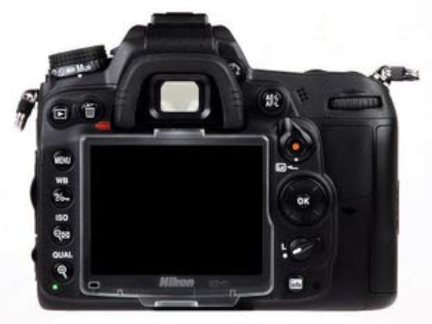 WH1916 D7000 LCD Screen Protective Cover for Nikon D7000 SLR Camera, Transparent ABS Screen Protector, Replace BM-11 [2-Pack]